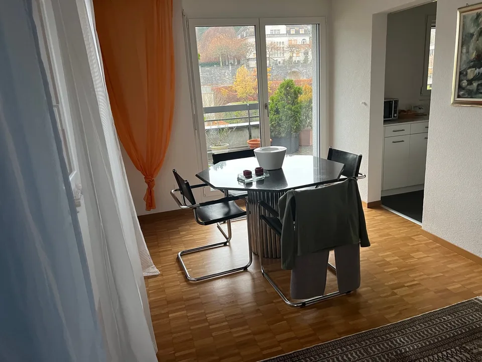 2½ ZIMMER-ATTIKAWOHNUNG IN BADEN (AG), MÖBLIERT, TEMPORÄR