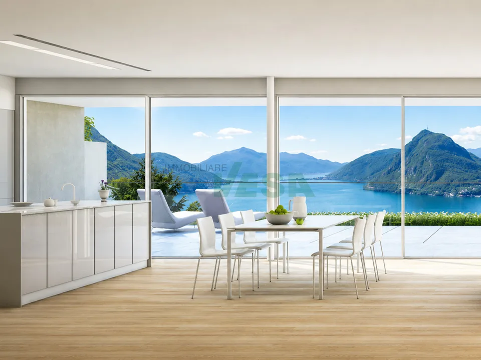 Nuovo e stupendo appartamento con bellissima vista e piscina privata