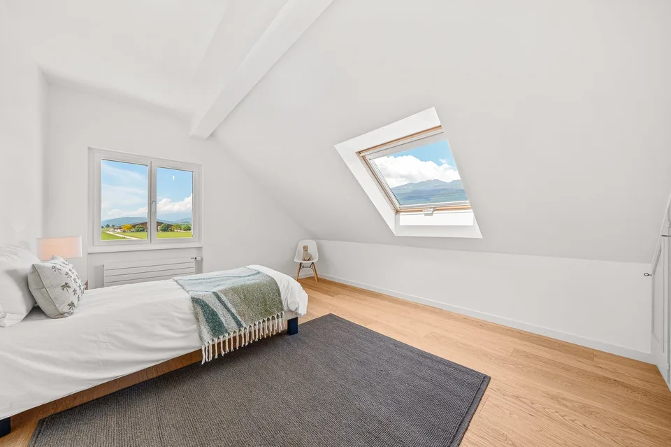 Magnifica villa individuale ristrutturata con vista panoramica a 5 minuti da Nyon
