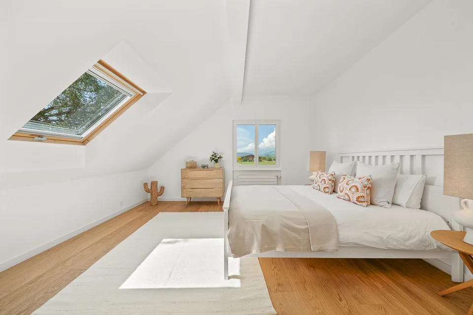 Magnifica villa individuale ristrutturata con vista panoramica a 5 minuti da Nyon