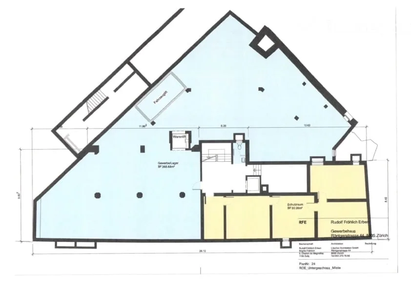 Gewerberaum / Werkstatt an der Röntgenstrasse 44 in Zürich