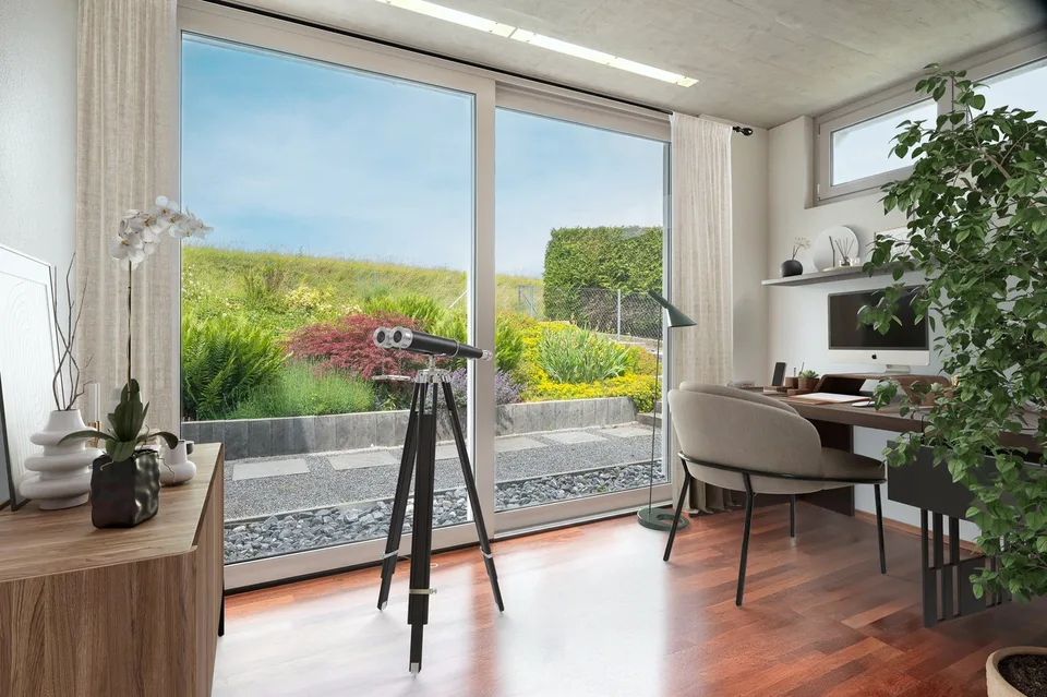 Villa dell'architetto con panorama e piscina infinity – dove l'architettura, la vista panoramica e il lusso si fondono