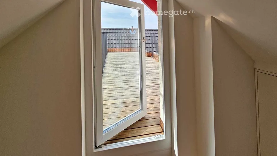 Bel appartement mansardé en centre-ville