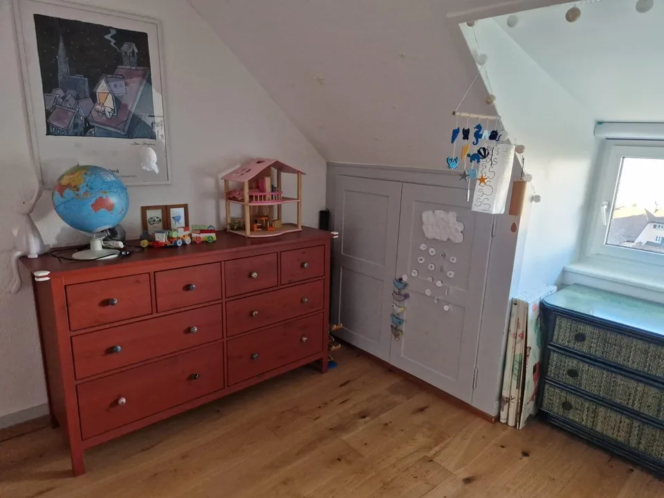Four-room attic apartment