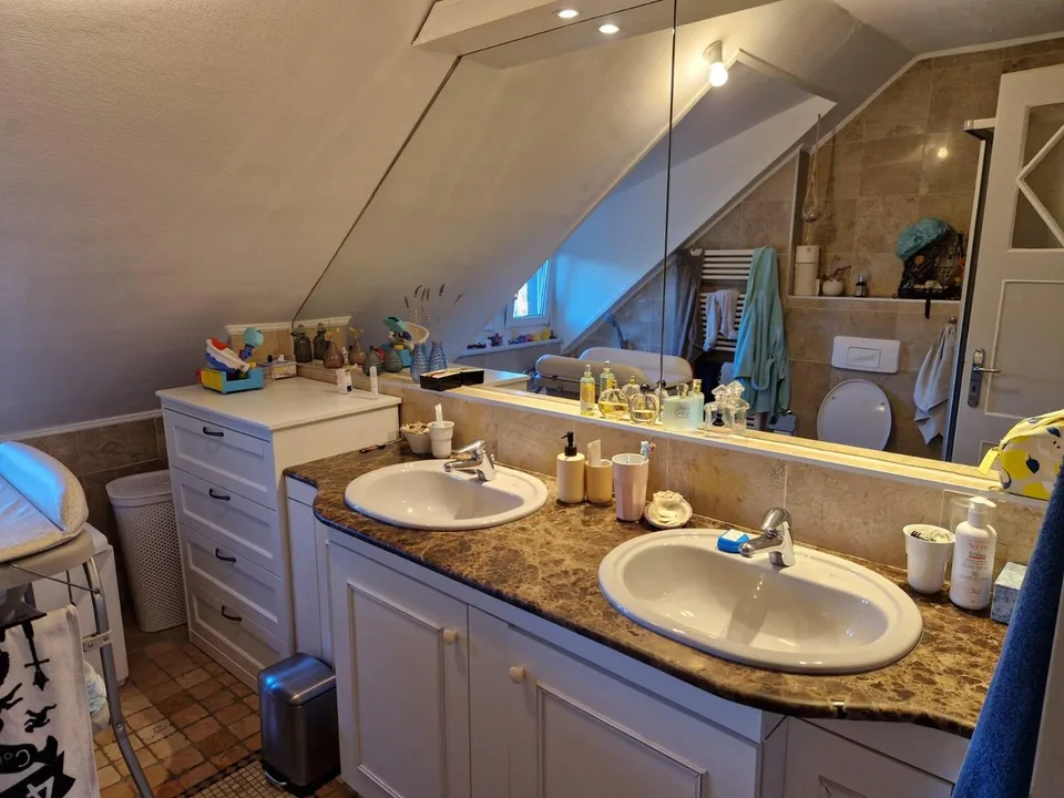 Four-room attic apartment