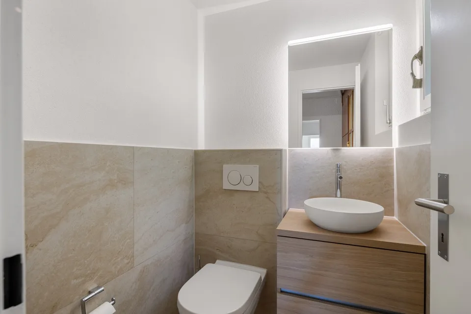 Detached, newly renovated single-family house with garden