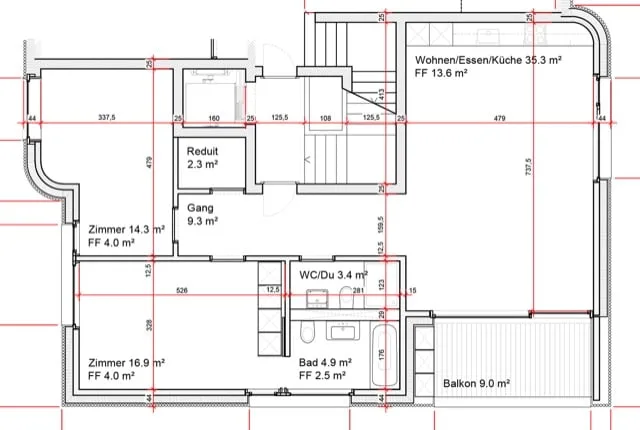 Helle 3.5 Zi.-Wohnung mit Seesicht & grossem Balkon – Foto 9 von 10