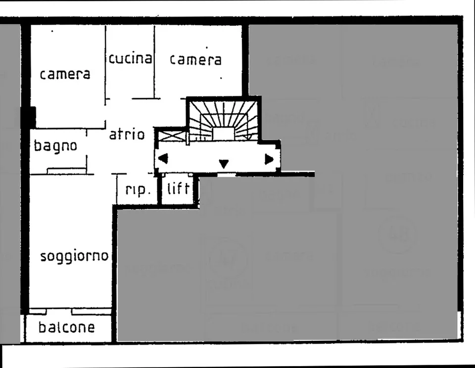 Appartement lumineux 3.5 pièces avec balcon et vue panoramique à Vacallo