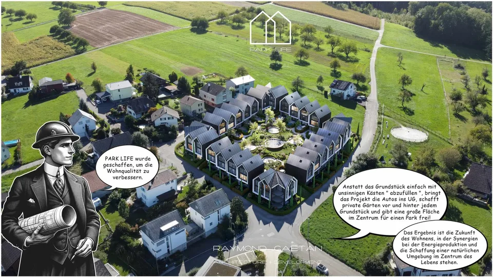 The last house with 160m2 living space and 50m2 large garden