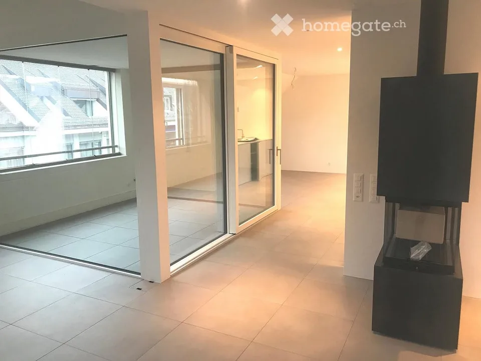 Moderne Dachwohnung mit ca. 182 m2 an gesuchter Wohnlage in Riehen/BS