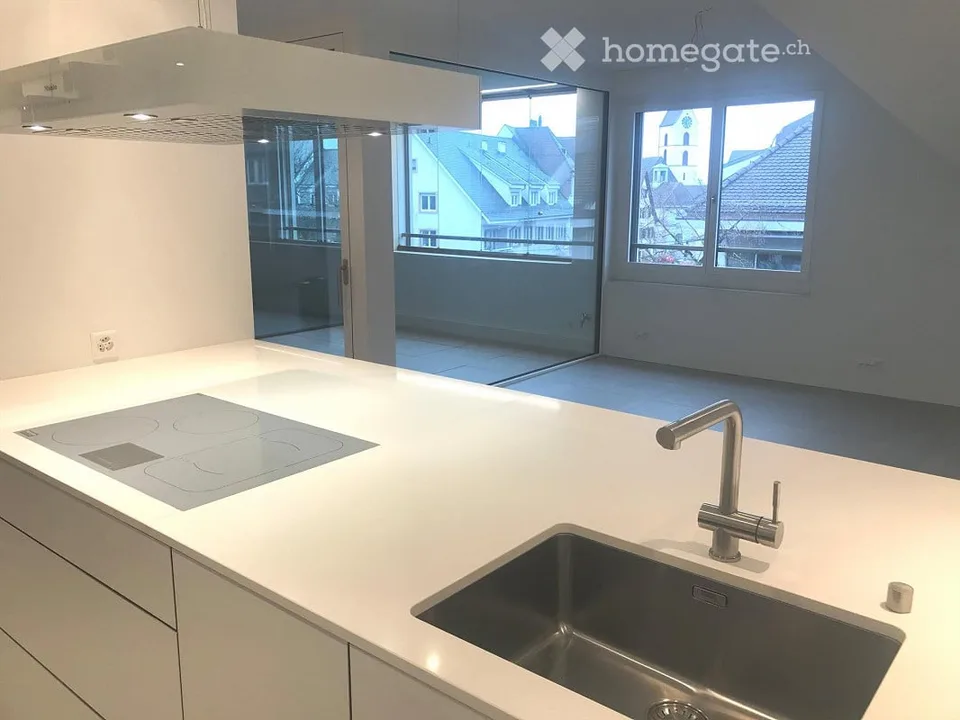 Moderne Dachwohnung mit ca. 182 m2 an gesuchter Wohnlage in Riehen/BS