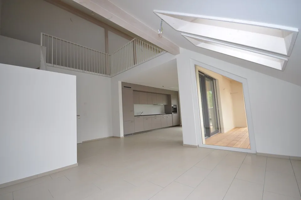 Modernes Wohnen an der Ergolz - moderne Wohnung mit Galerie
