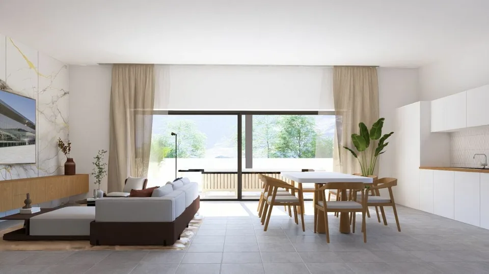 4,5 locaux avec jardin privé