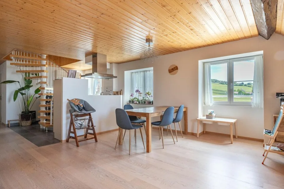 Dachwohnung mit Seeblick und Weinbergen