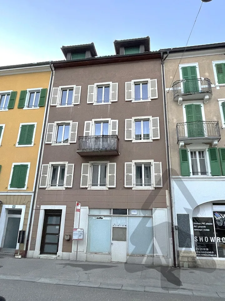 Saint-Imier, immeuble de rendement, au Centre de la Commune