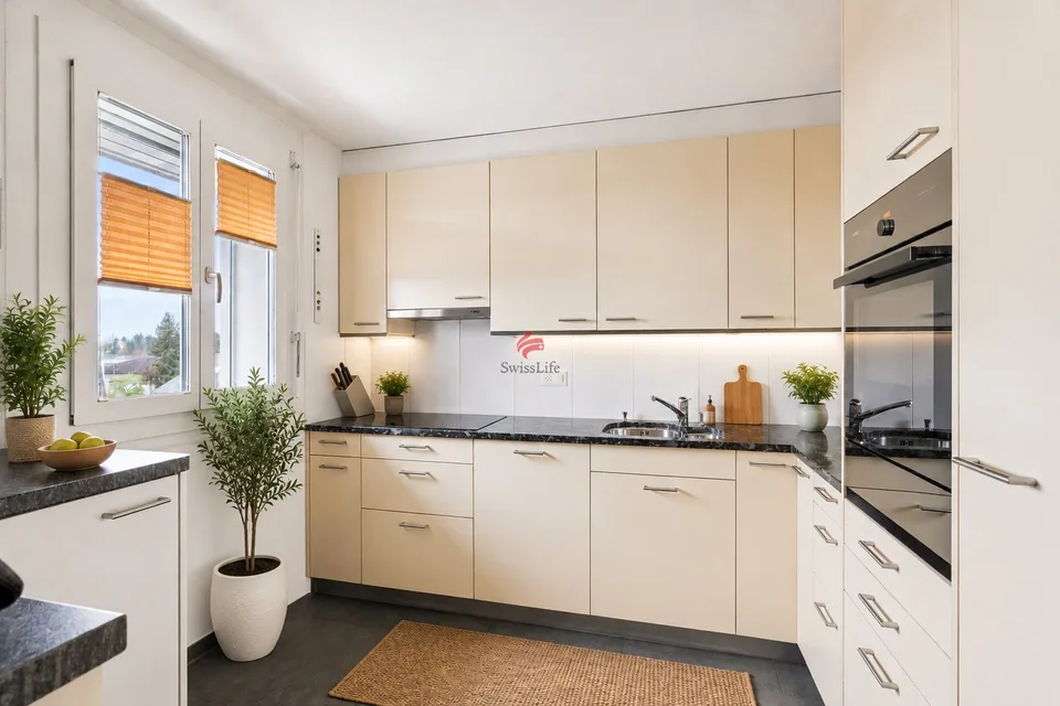 Comfortable living with winter garden and mountain view!