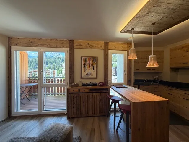 Stupendo studio ristrutturato nel centro di Crans-Montana