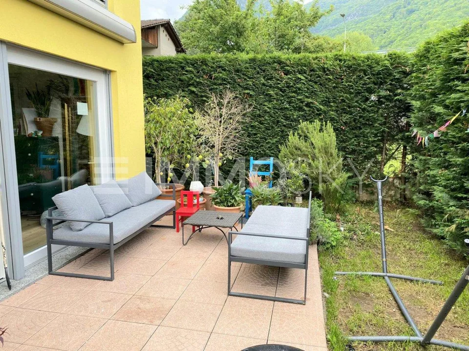 Modern design, eco-sustainability, terrace and garden