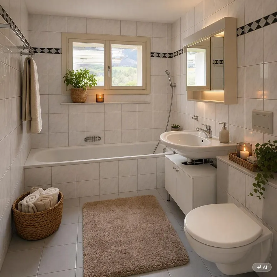 Charmant appartement de 4 pièces en mansarde dans un quartier calme de Laupersdorf