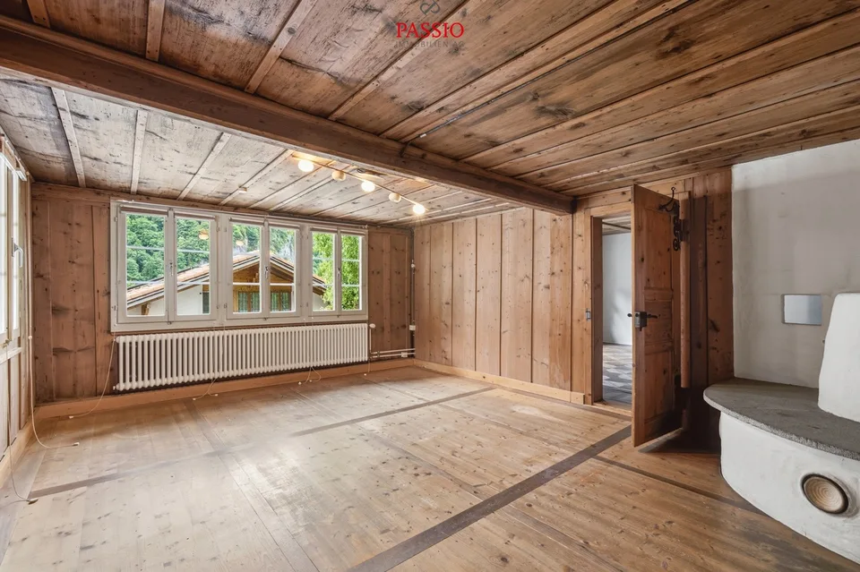 Charming 4-room semi-detached house with a view of the Jungfrau