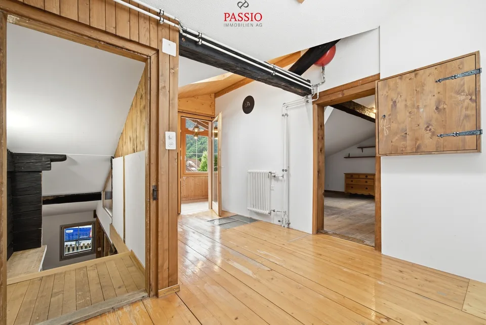 Charming 4-room semi-detached house with a view of the Jungfrau