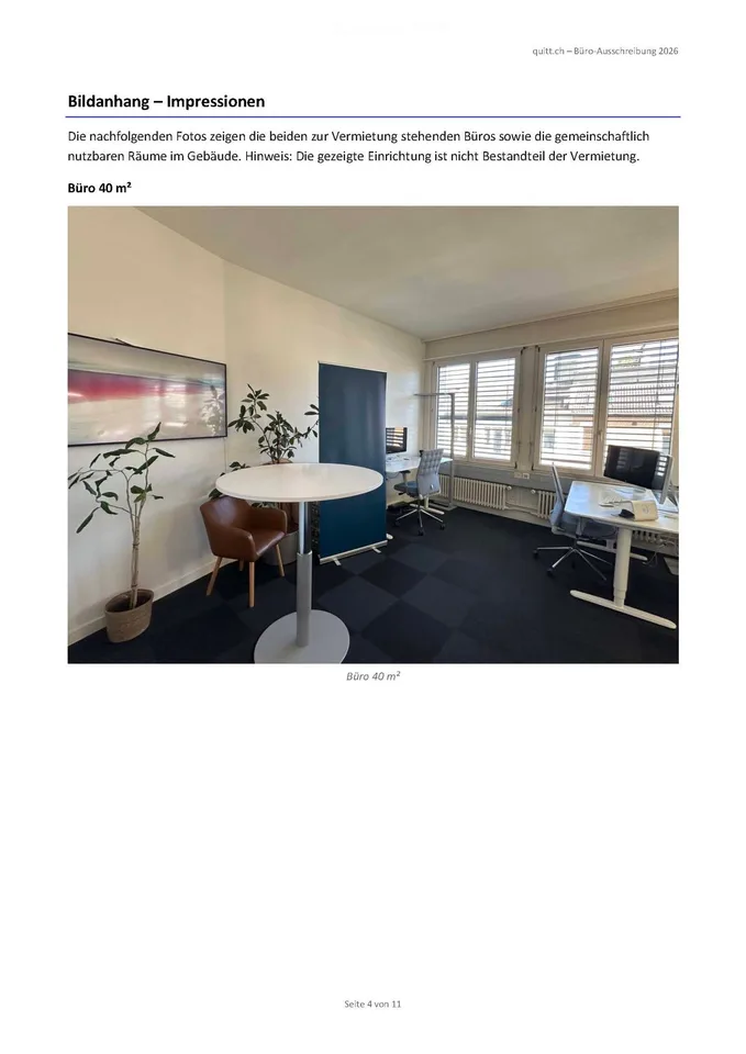 2 Büros (40 m² und 46 m²), bezugsbereit am Bhf. Wiedikon, alles inklusive – CHF 2’800 brutto