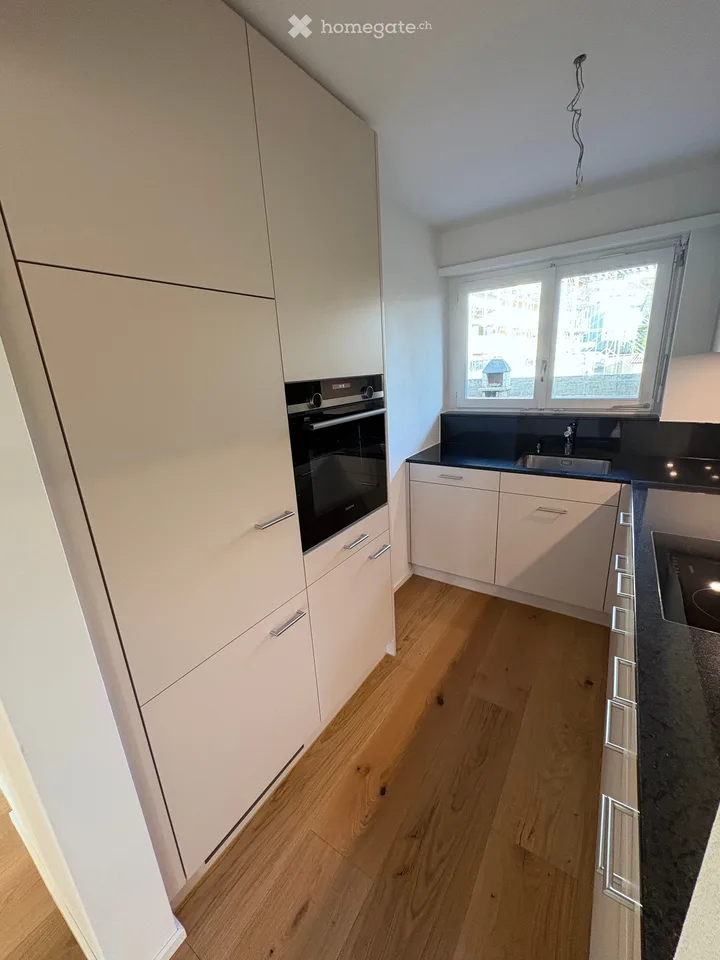 Renovated, quiet 3.5-room apartment in the village center, on the 1st floor (AAA location)