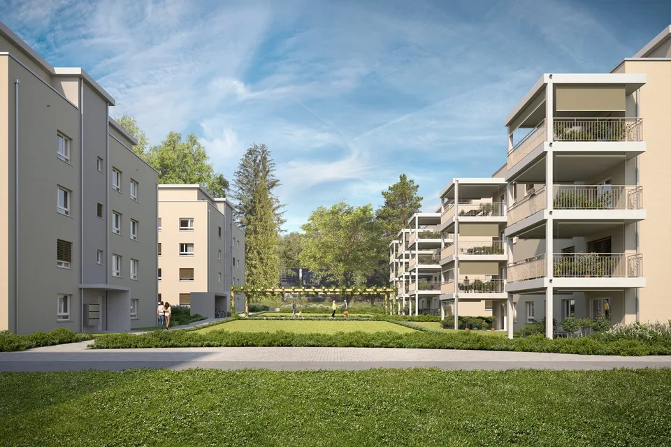 Prächtige 3,5-Zimmer-Wohnung in einem modernen Komplex in Porrentruy