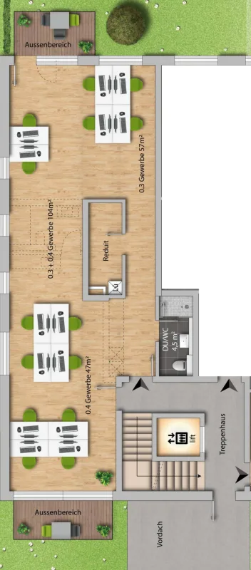 Votre nouvel emplacement / siège social dans le bâtiment neuf représentatif "Astoria"