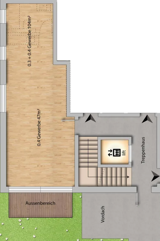 Votre nouvel emplacement / siège social dans le bâtiment neuf représentatif "Astoria"