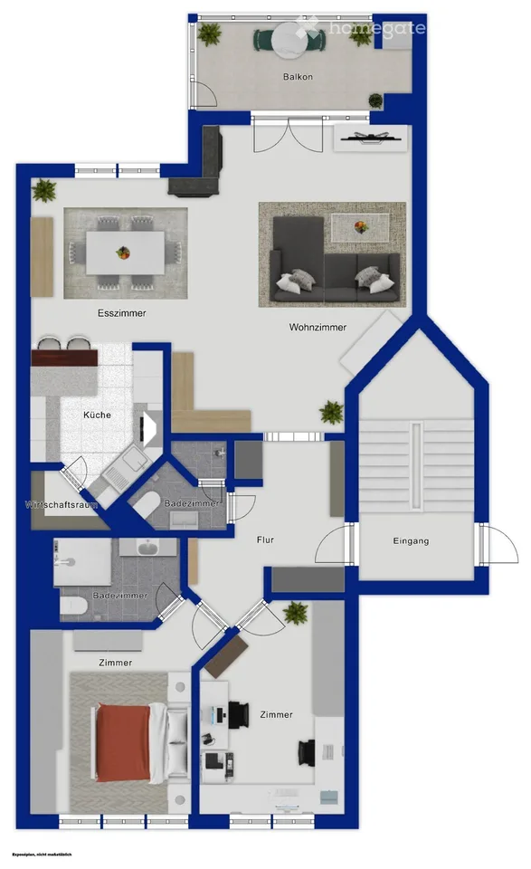 Grosszügige 3.5-Zimmer-Wohnung am Naturschutzgebiet Katzensee - sofort verfügbar!