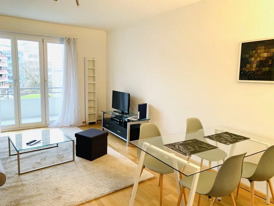 Furnished unit in city centre. All bedrooms facing the quiet back yard