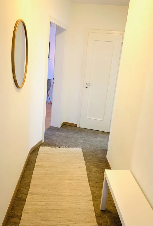 Furnished unit in city centre. All bedrooms facing the quiet back yard