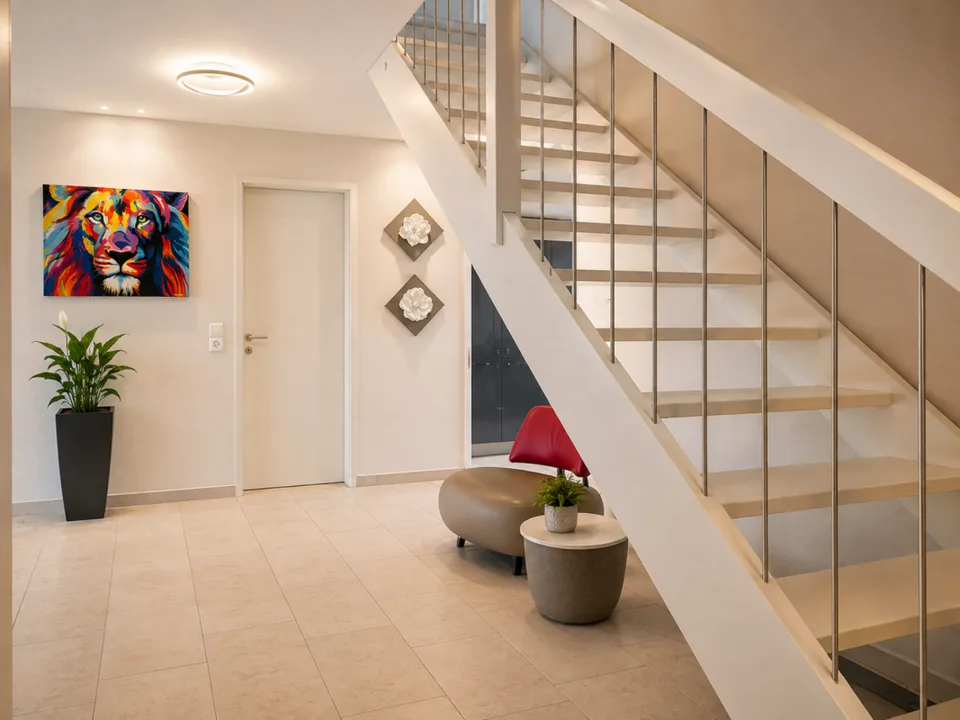 Esperienza di vita esclusiva: Maisonette urbana con oasi di benessere privata e vista.