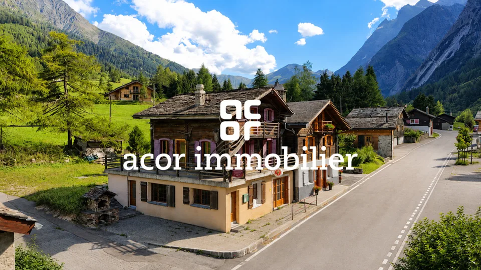 Chalet de caractère à réinventer dans un cadre alpin exceptionnel