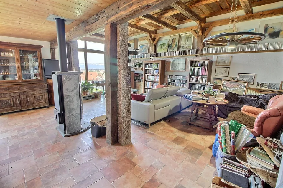 Grande maison en viager semi-occupé sans rente avec grand potentiel