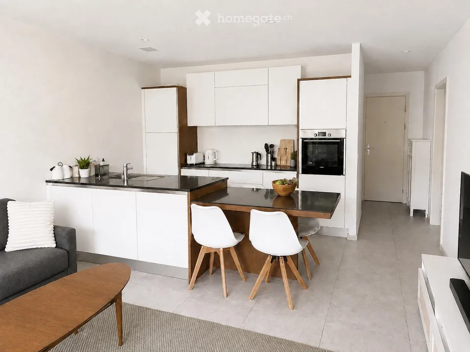 Beautiful Furnished 2.5-Room Apartment with Terrace – Saint-Sulpice