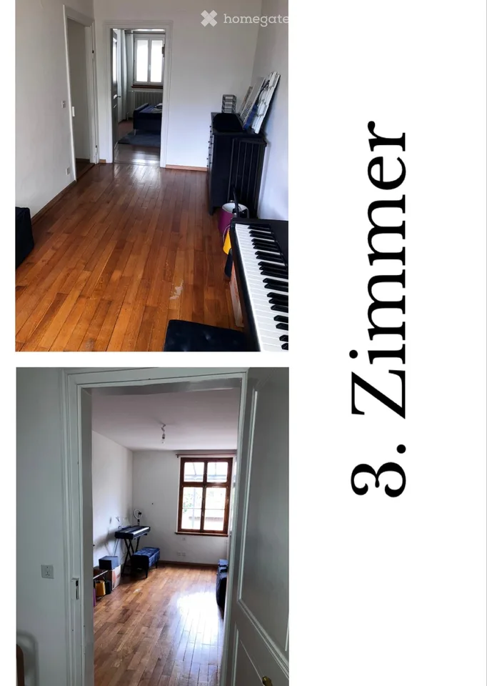 3 Zimmerwhg. in Riehen: ab sofort/ Suche Nachmieter