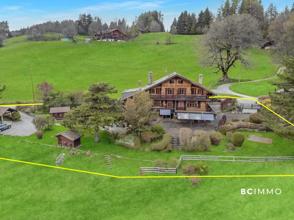 Grande chalet su un magnifico terreno