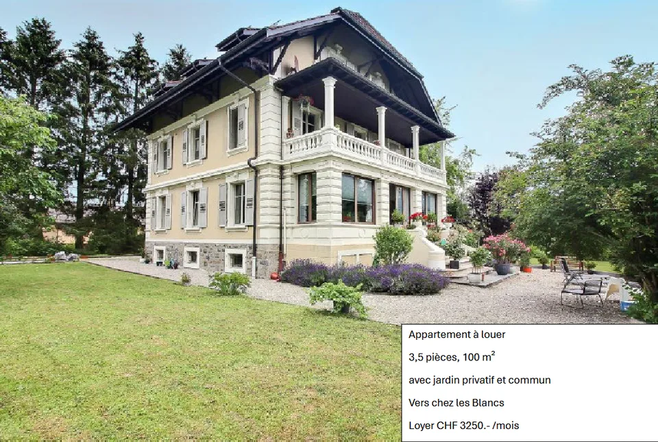 Charmant appartement de 3 pièces dans immeuble ancien - jardin privatif