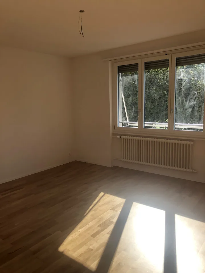 Appartamento ristrutturato con balcone e vista sul verde
