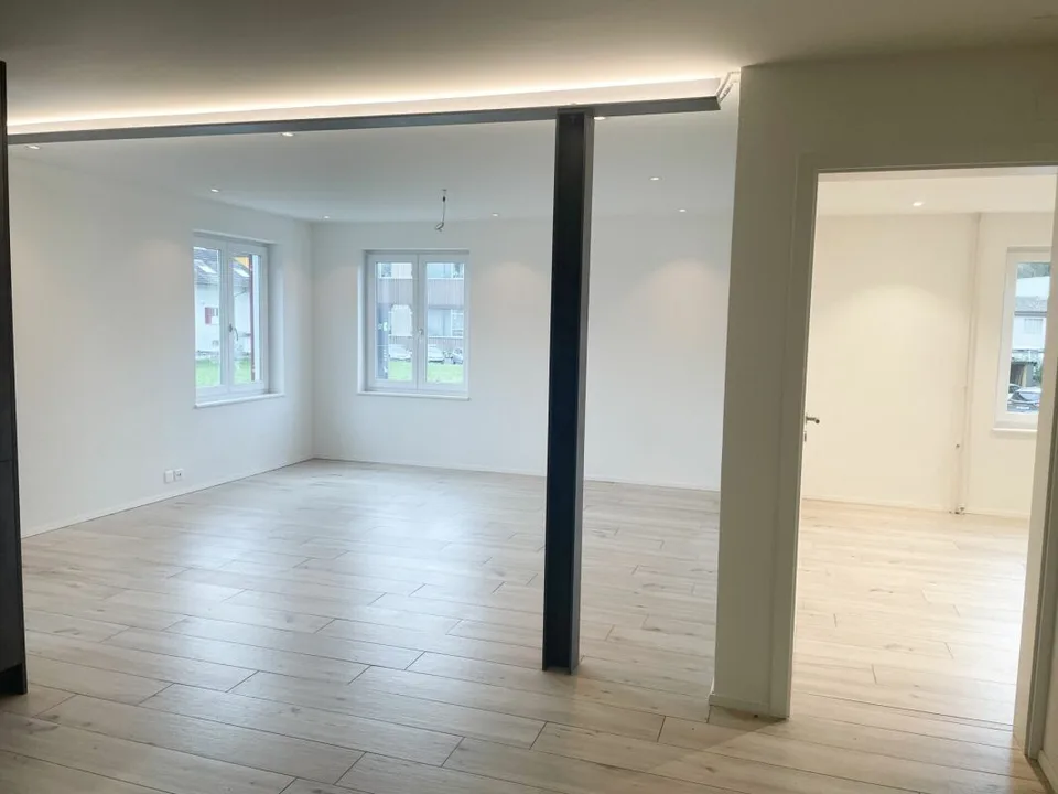 Renovierte 3.5 Zimmer-Gartenwohnung inkl. PP