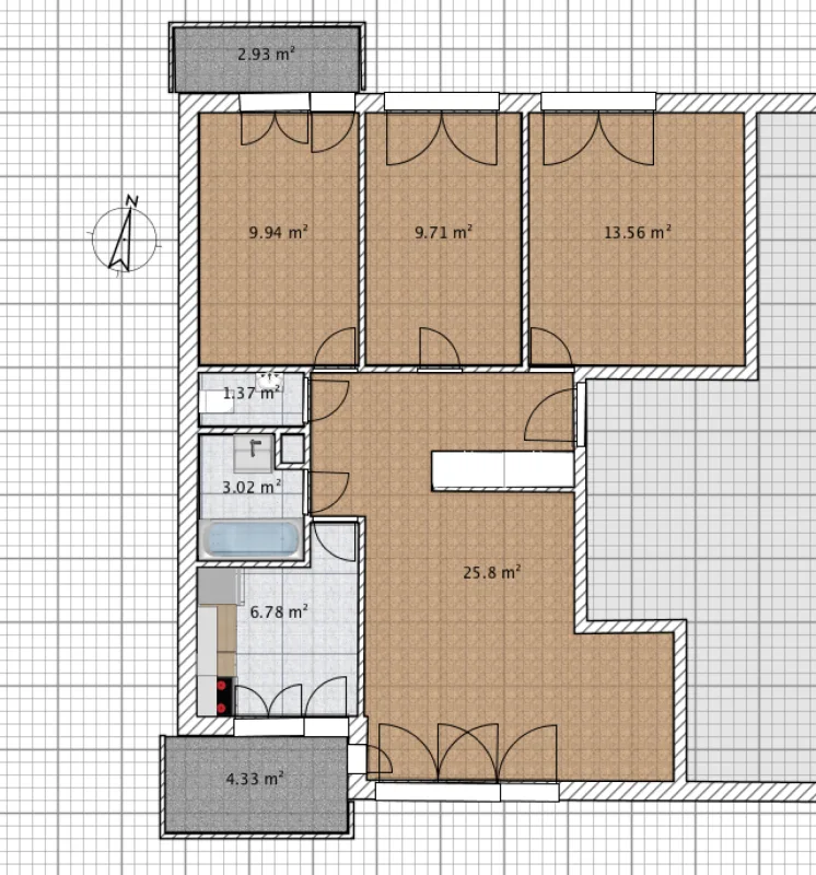 4.5-Zimmer-Wohnung mitten in Reinach