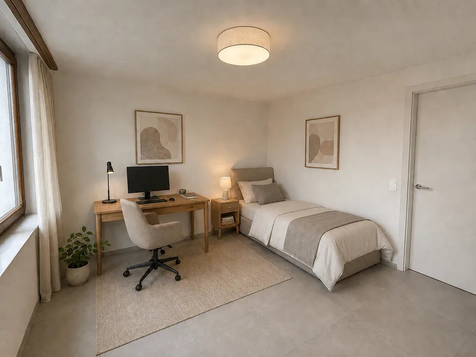 Appartement de 4,5 pièces rénové avec cheminée à Dachsen
