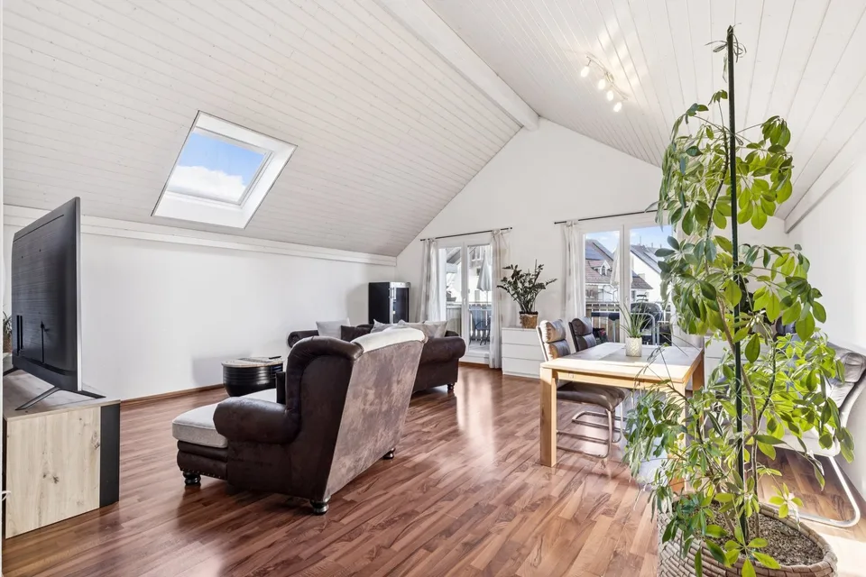 Recreational area right outside the front door - Large attic apartment with ...
