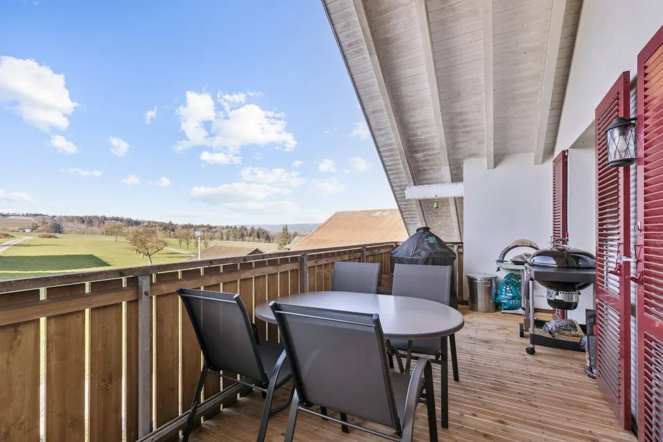 Recreational area right outside the front door - Large attic apartment with ...
