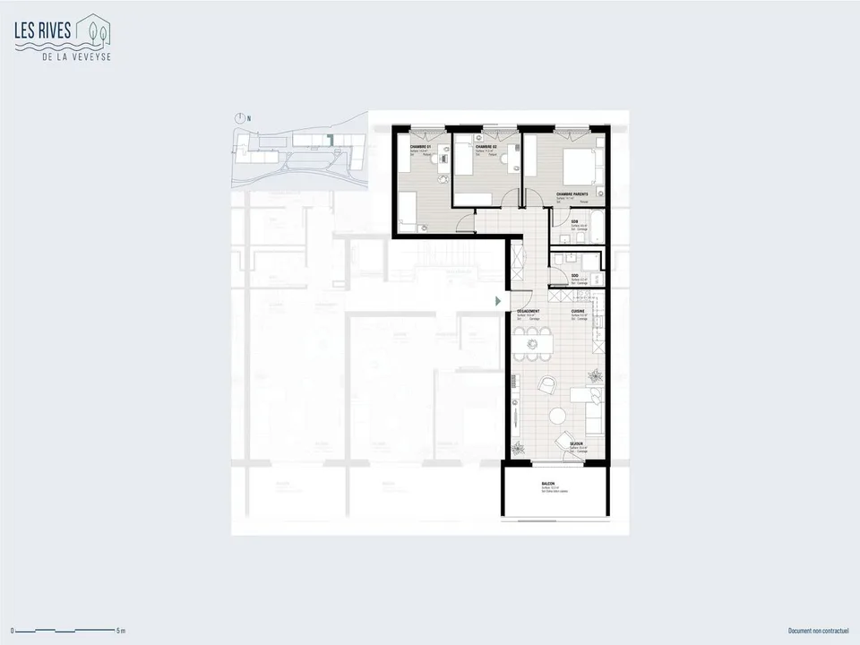 Châtel-Saint-Denis - New 4.5-room apartment on the top floor