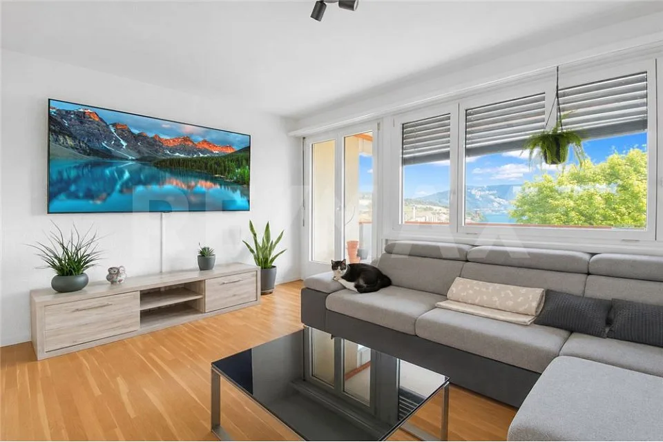 Ampio appartamento di 4 ½ locali con 2 balconi e vista sul lago di Zug