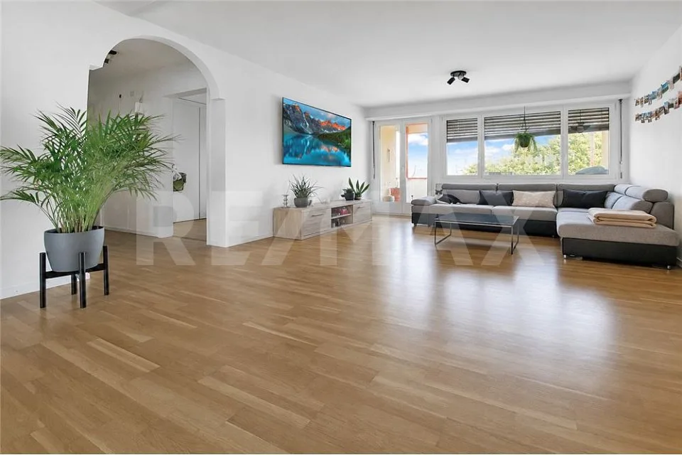 Ampio appartamento di 4 ½ locali con 2 balconi e vista sul lago di Zug