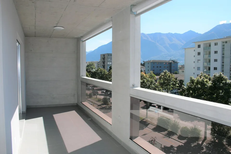 Functional and bright attic of 2.5 rooms in Locarno, just a few steps from the old town